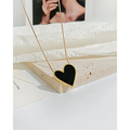 Black Heart Necklace