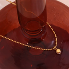 Dotted Chain Solitaire Necklace