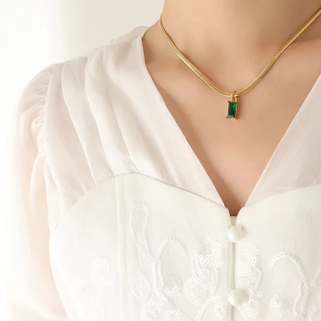 Green Stone Necklace
