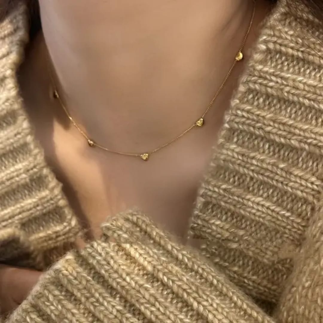 Multi Heart Necklace