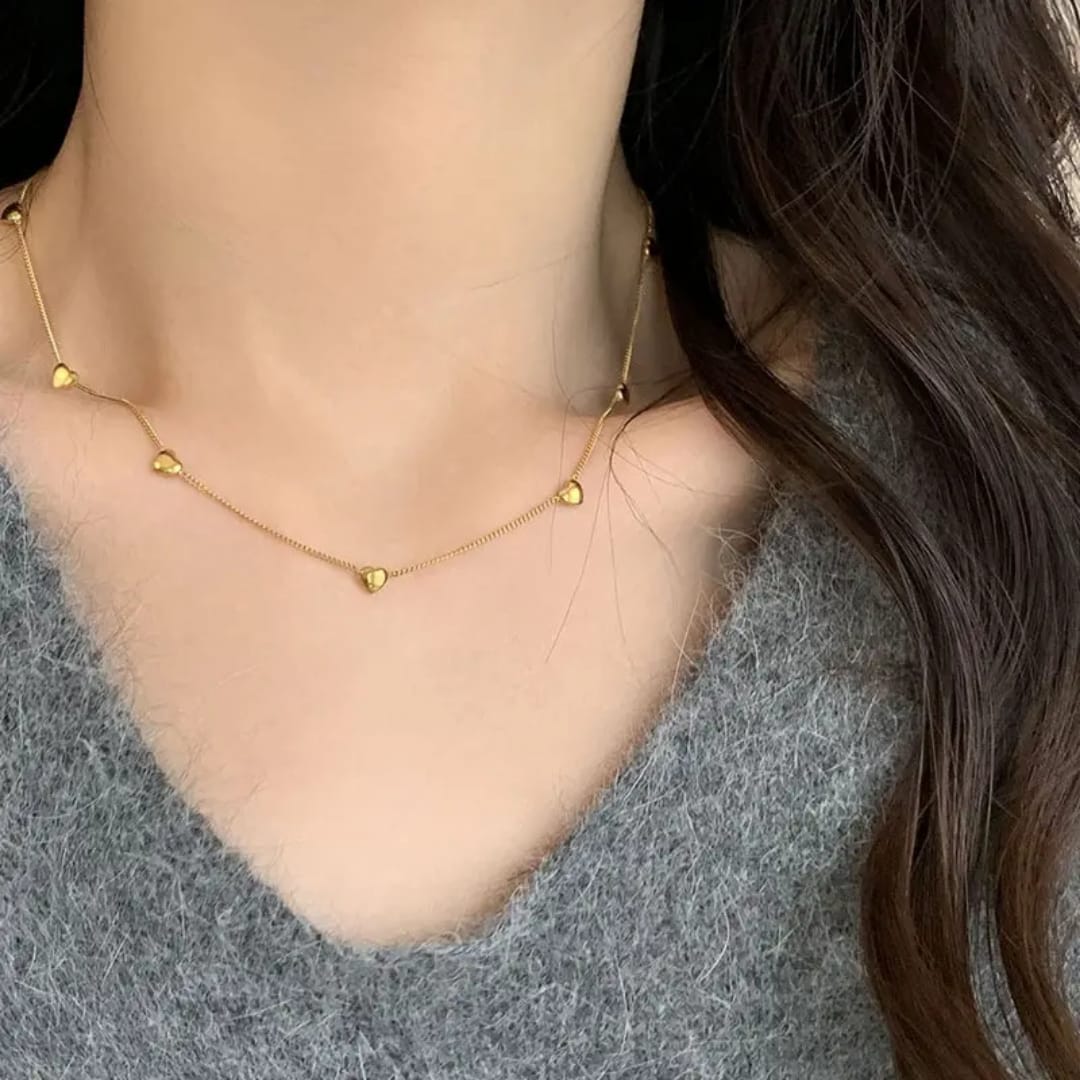 Multi Heart Necklace