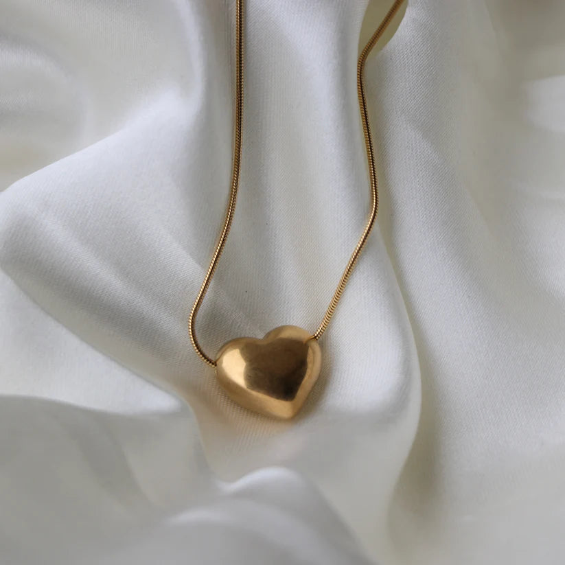 Golden Heart Necklace