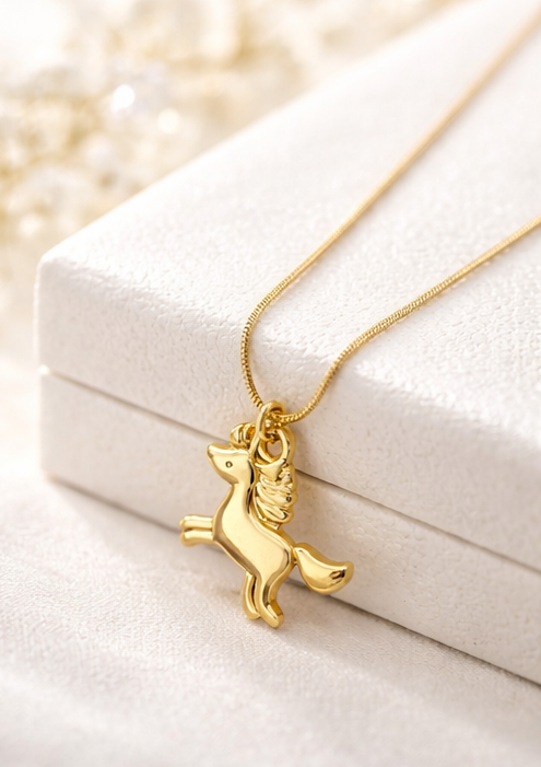 Unicorn Pendant Necklace