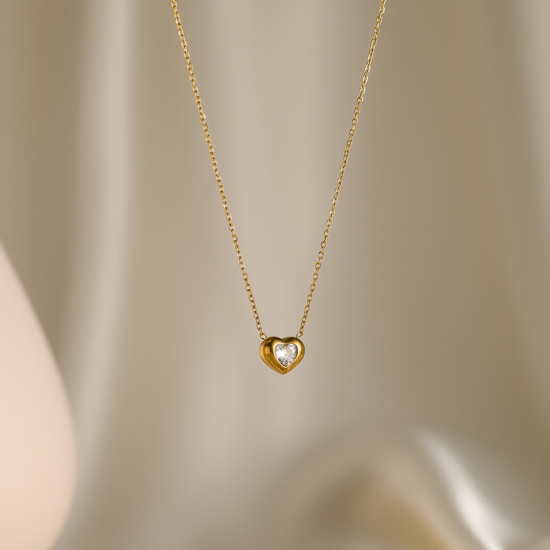Heart Diamond Necklace