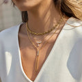Double Layer Stone Necklace
