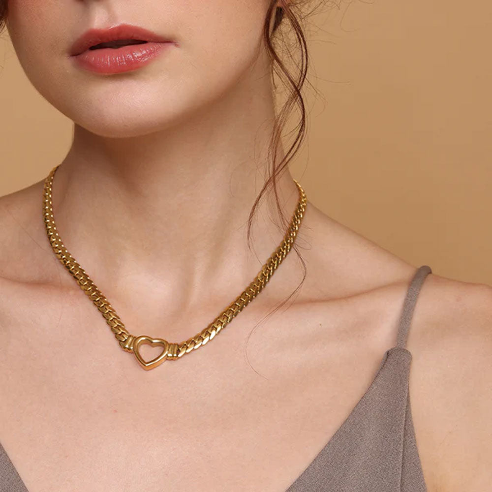 Golden Heart Necklace