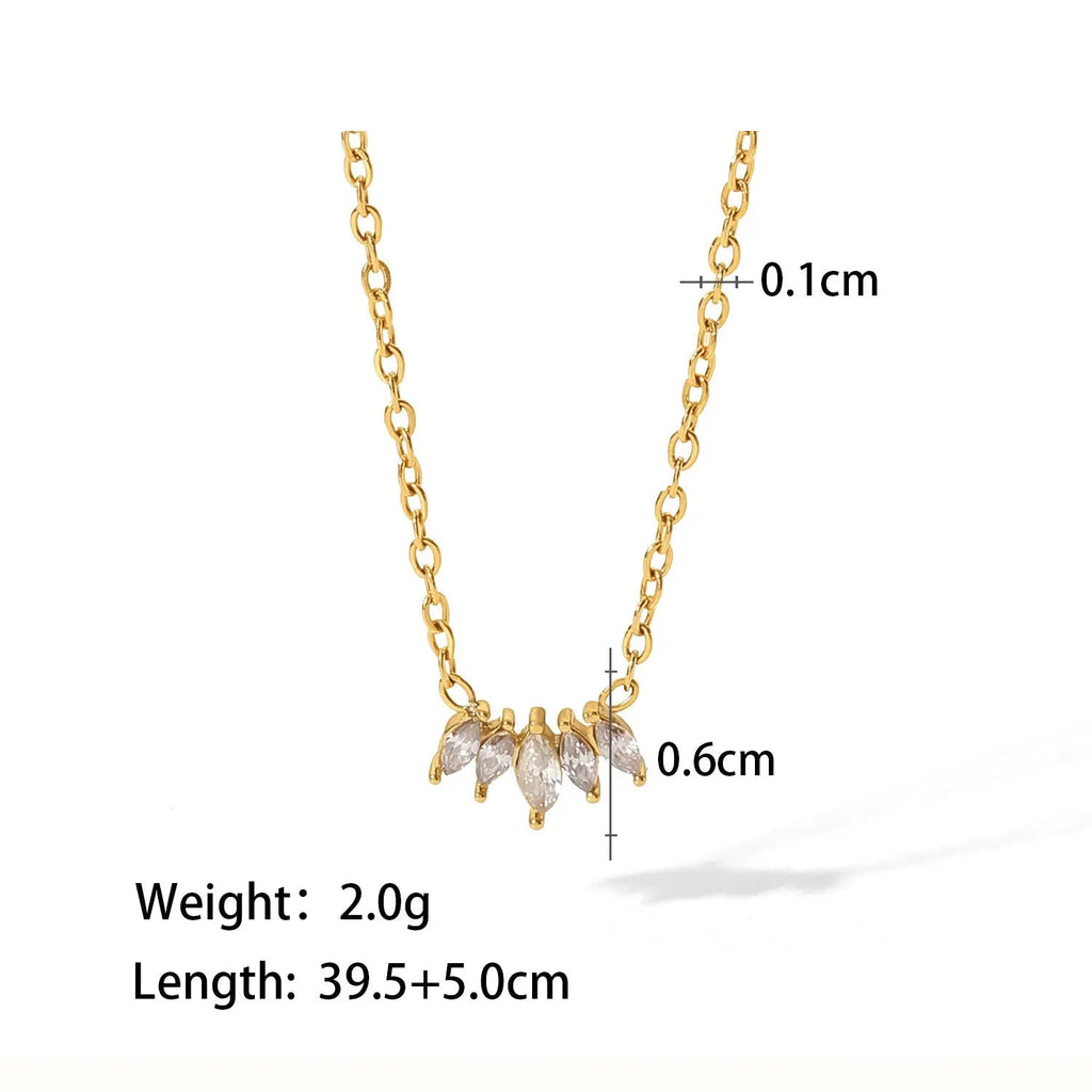 Oval Solitaire Necklace