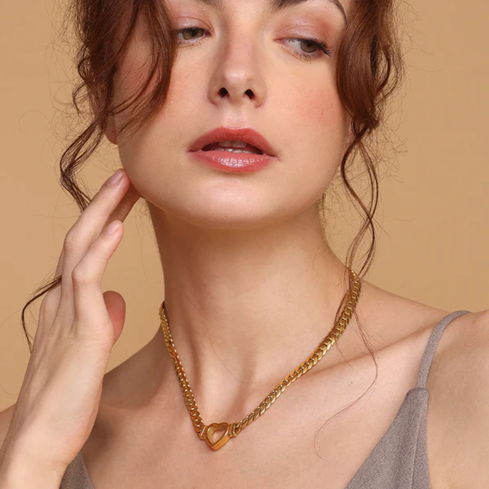Golden Heart Necklace