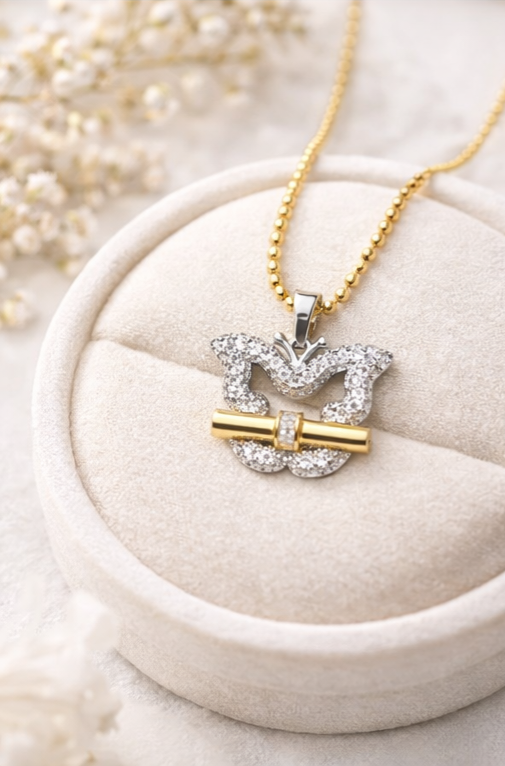 Silver Butterfly Necklace