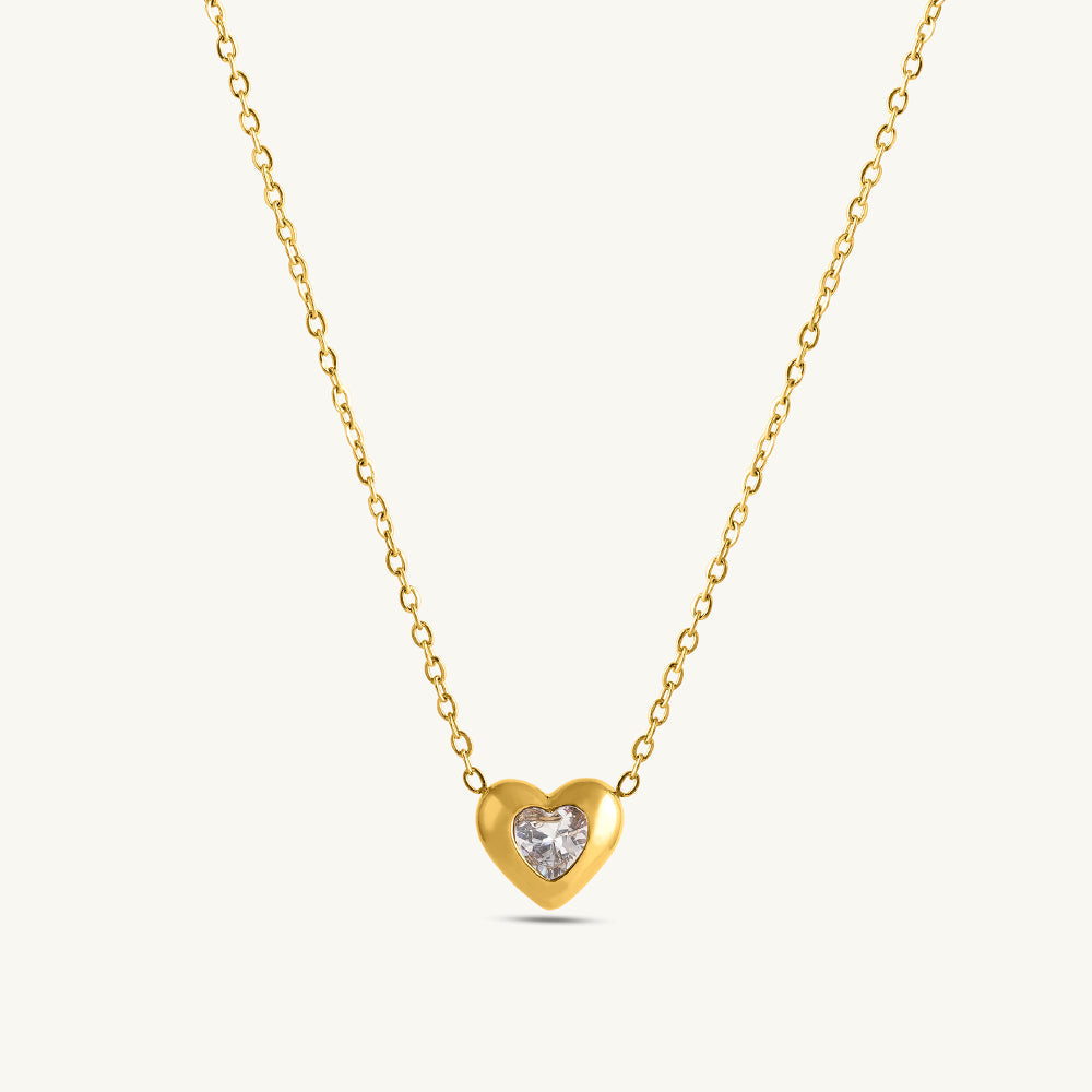 Heart Diamond Necklace