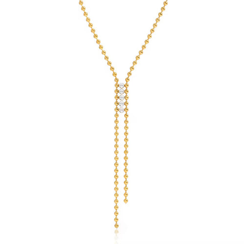 Double Layer Stone Necklace