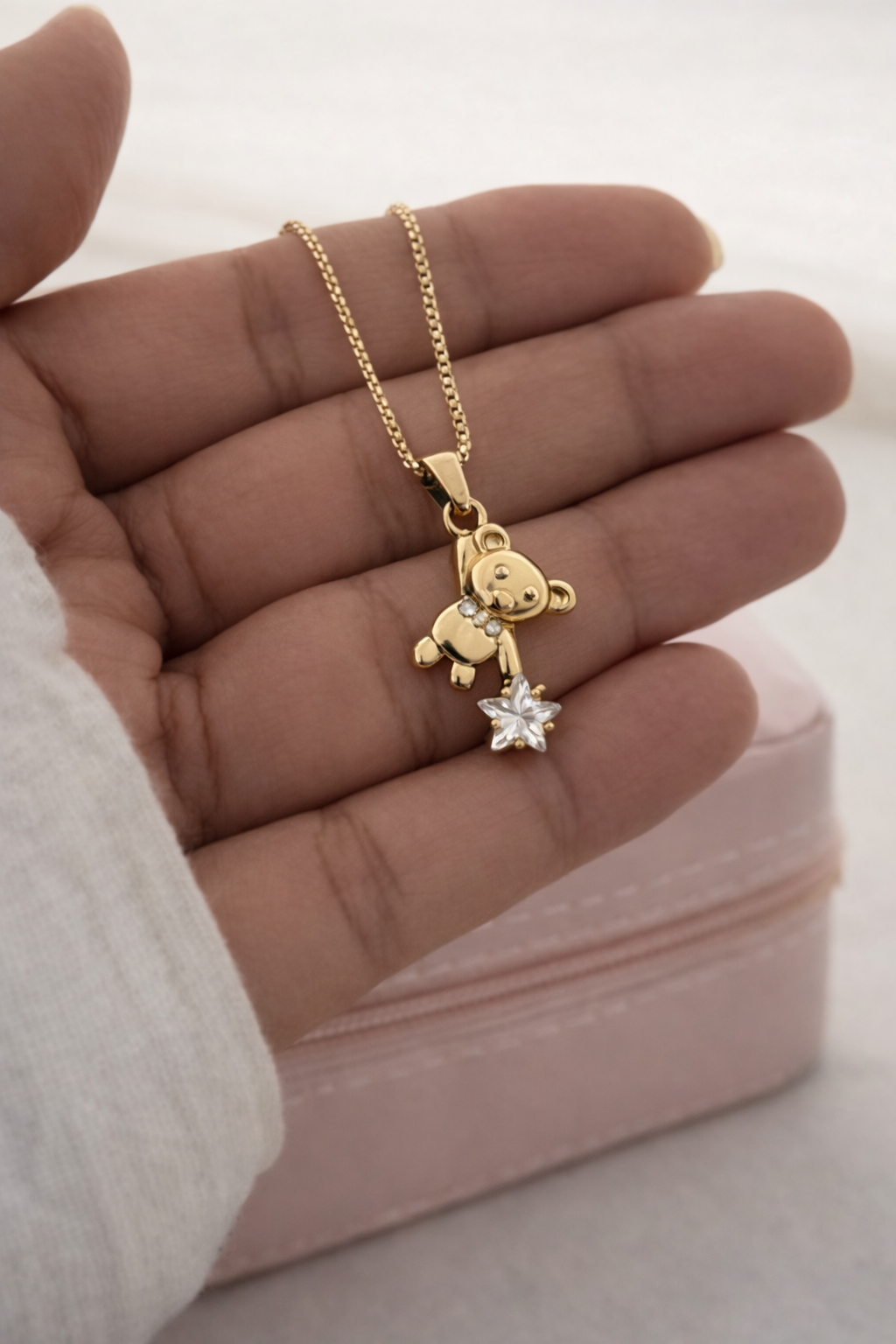 Teddy Star Necklace