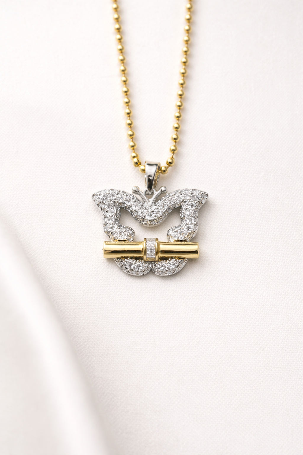 Silver Butterfly Necklace