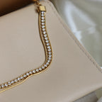 Zircon Triple Layer Bracelet